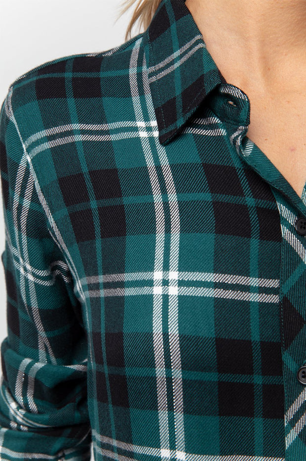 Rails - Hunter Shirt in Pine Black