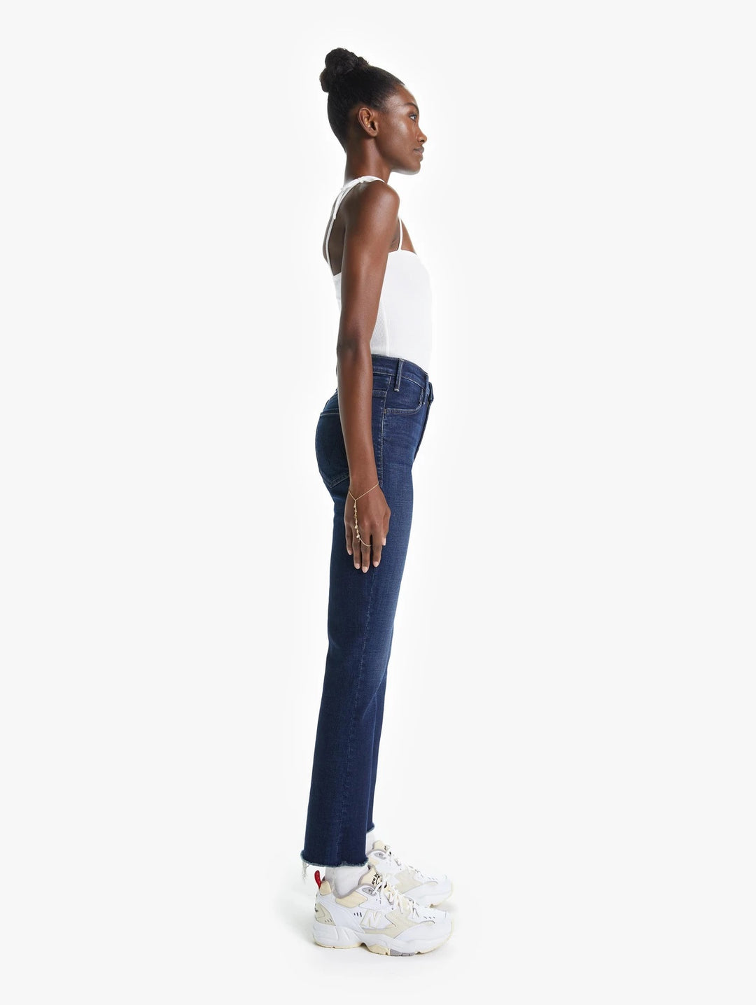 Mother Denim - The Hustler Ankle Fray Jean in Bombay Lost and Found