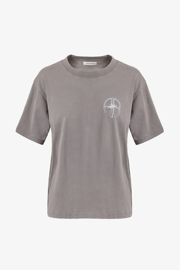 Anine Bing - Ida Tee Palm in Washed Grey