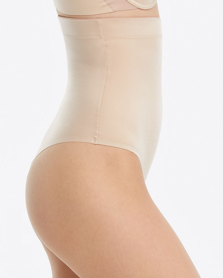 Spanx - Suit Your Fancy High Waisted Thong in Champagne Beige