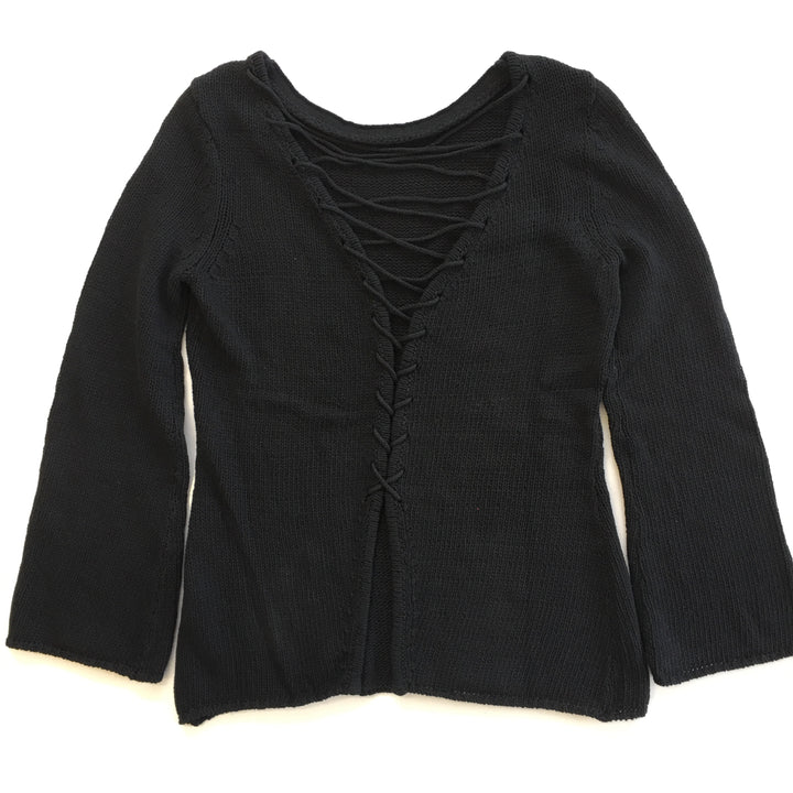 Central Park West - Lombard Lace Up Sweater