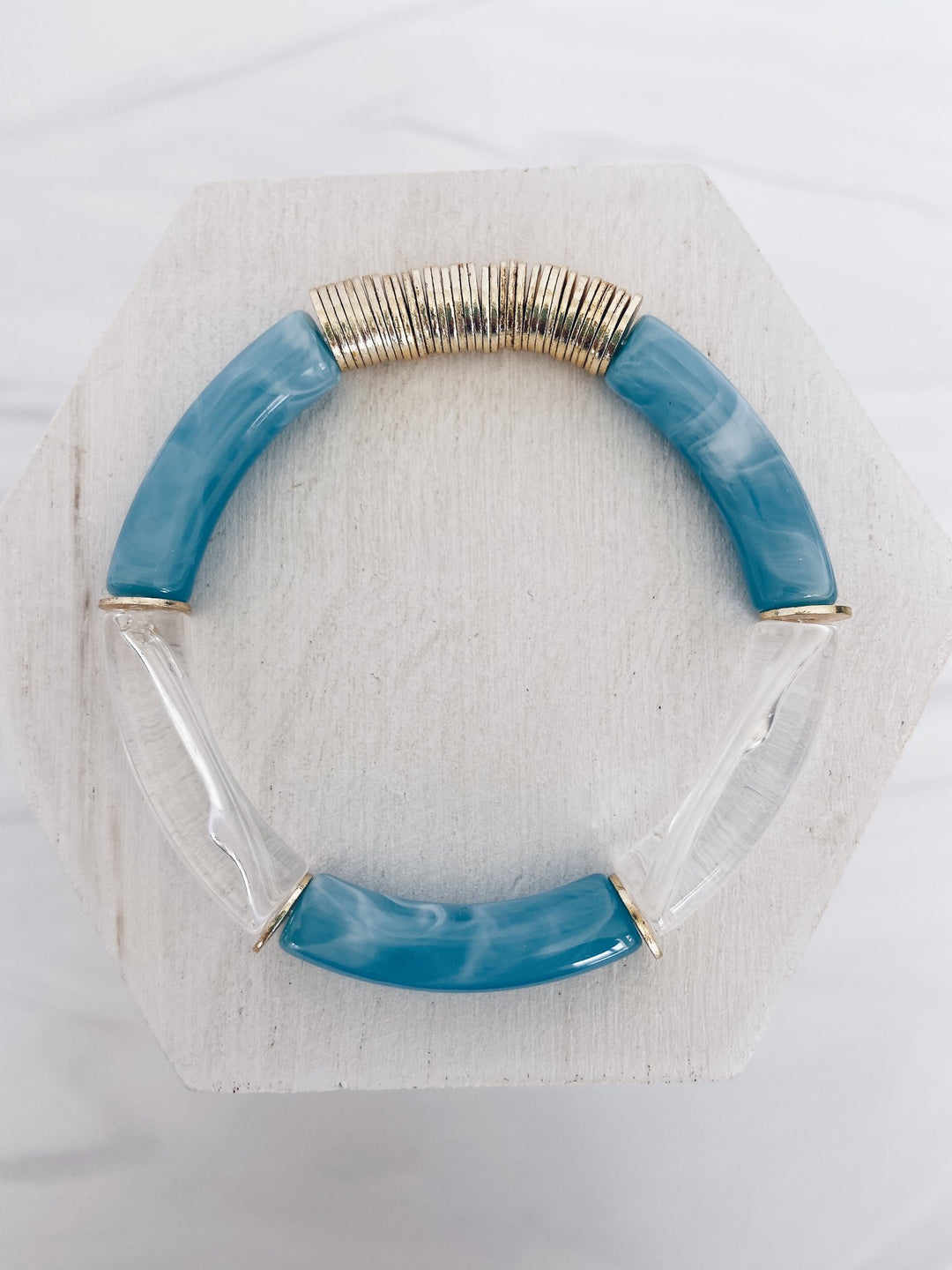 Mac and Ry - South Beach Bracelet in Blue Marble