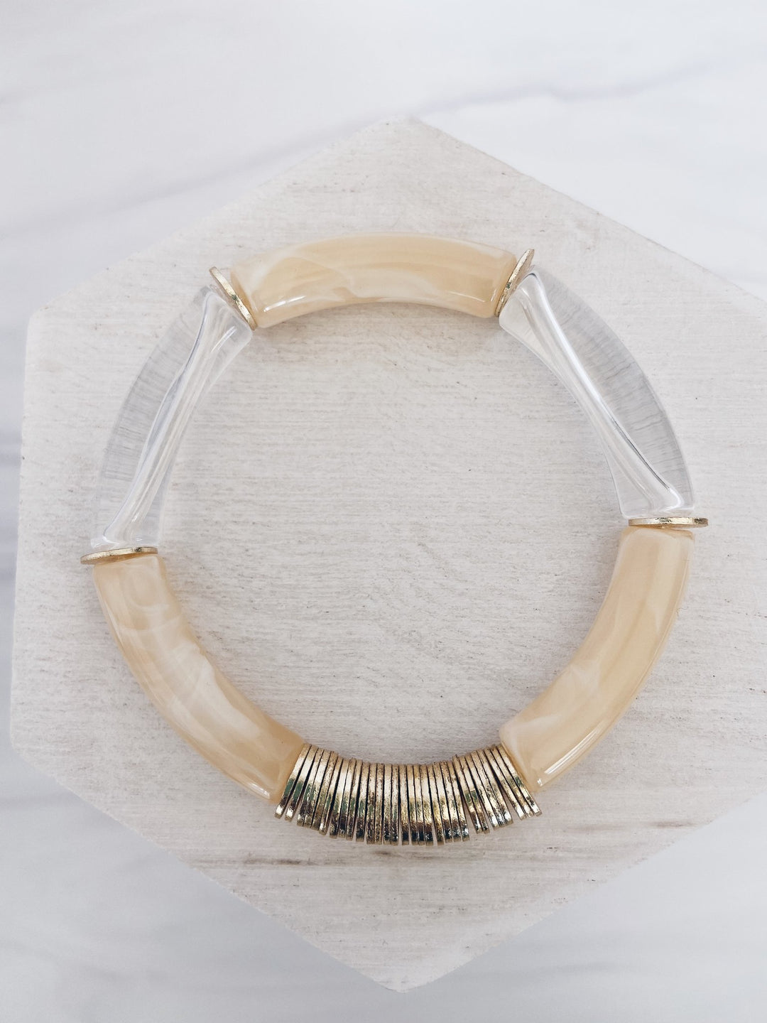 Mac and Ry - South Beach Bracelet in Ivory Marble
