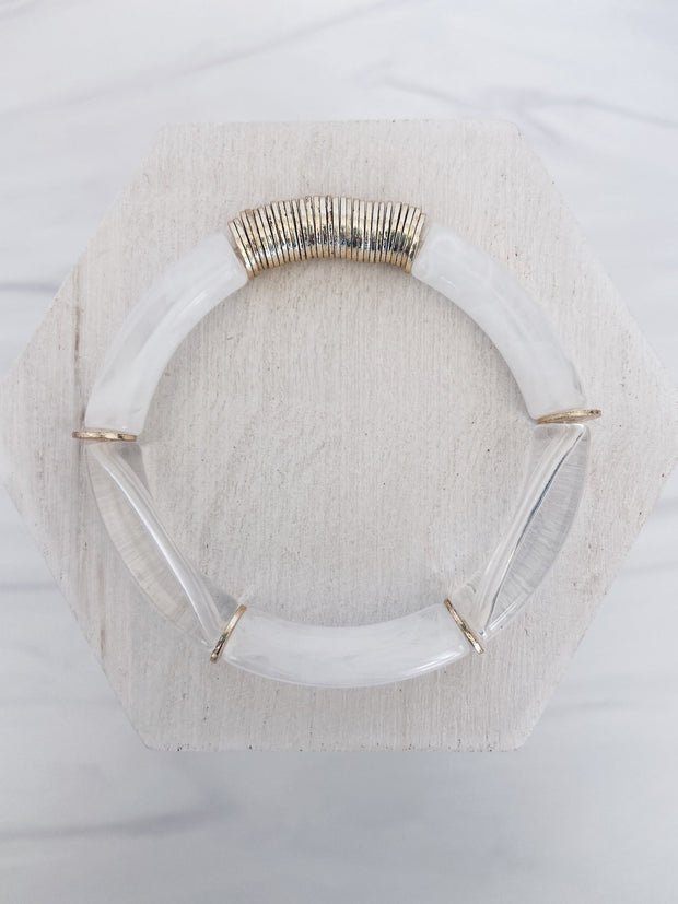 Mac and Ry - South Beach Bracelet in White Marble