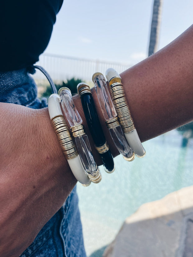 Mac and Ry - South Beach Bracelet in White Marble