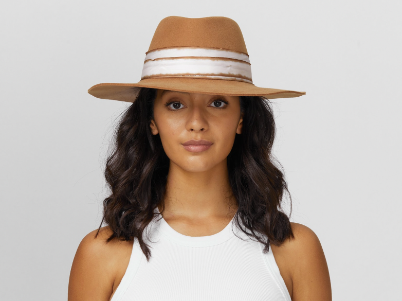 Freya - Almond Hat In Camel