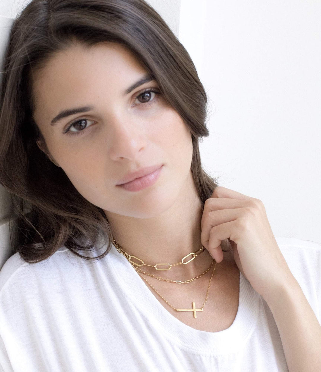 Jennifer Zeuner Marta Necklace in Gold Vermeil – Blond Genius