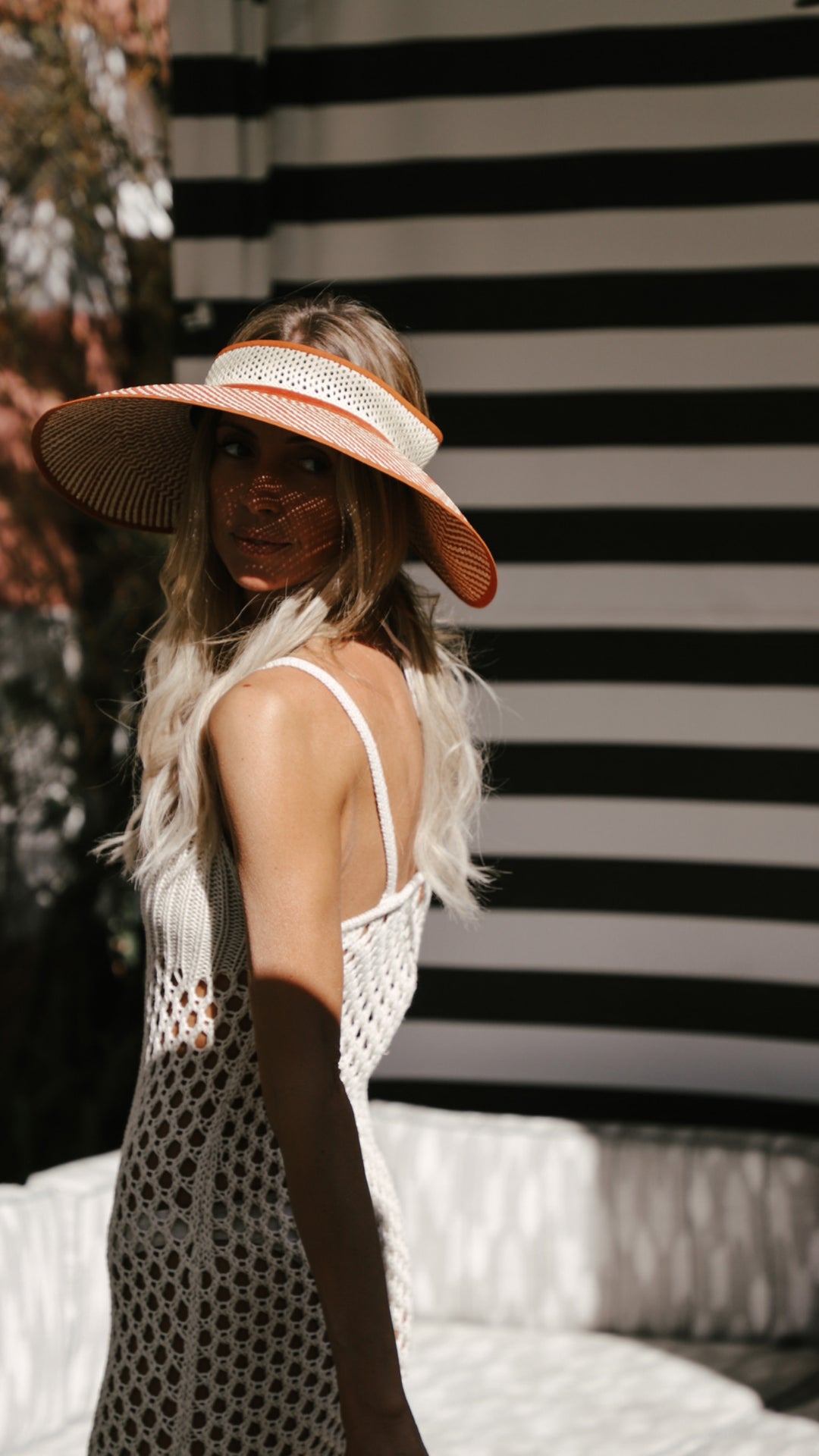 Freya - Magnolia Visor in Rust