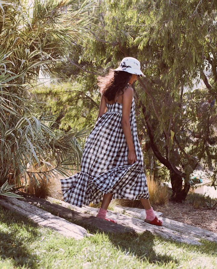 The Great - The Dainty Dress in Black & Cream Gingham