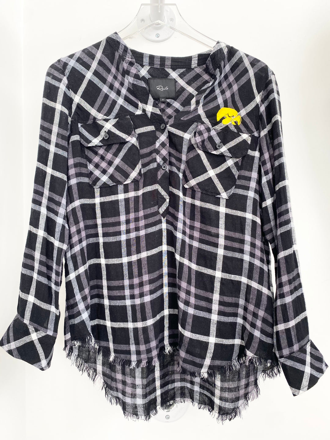 RAILS - Hawkeye Ink Grey Button Up