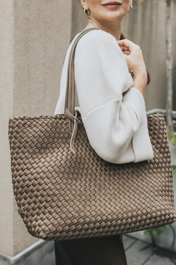 Naghedi - Jet Setter Small Tote in Mink