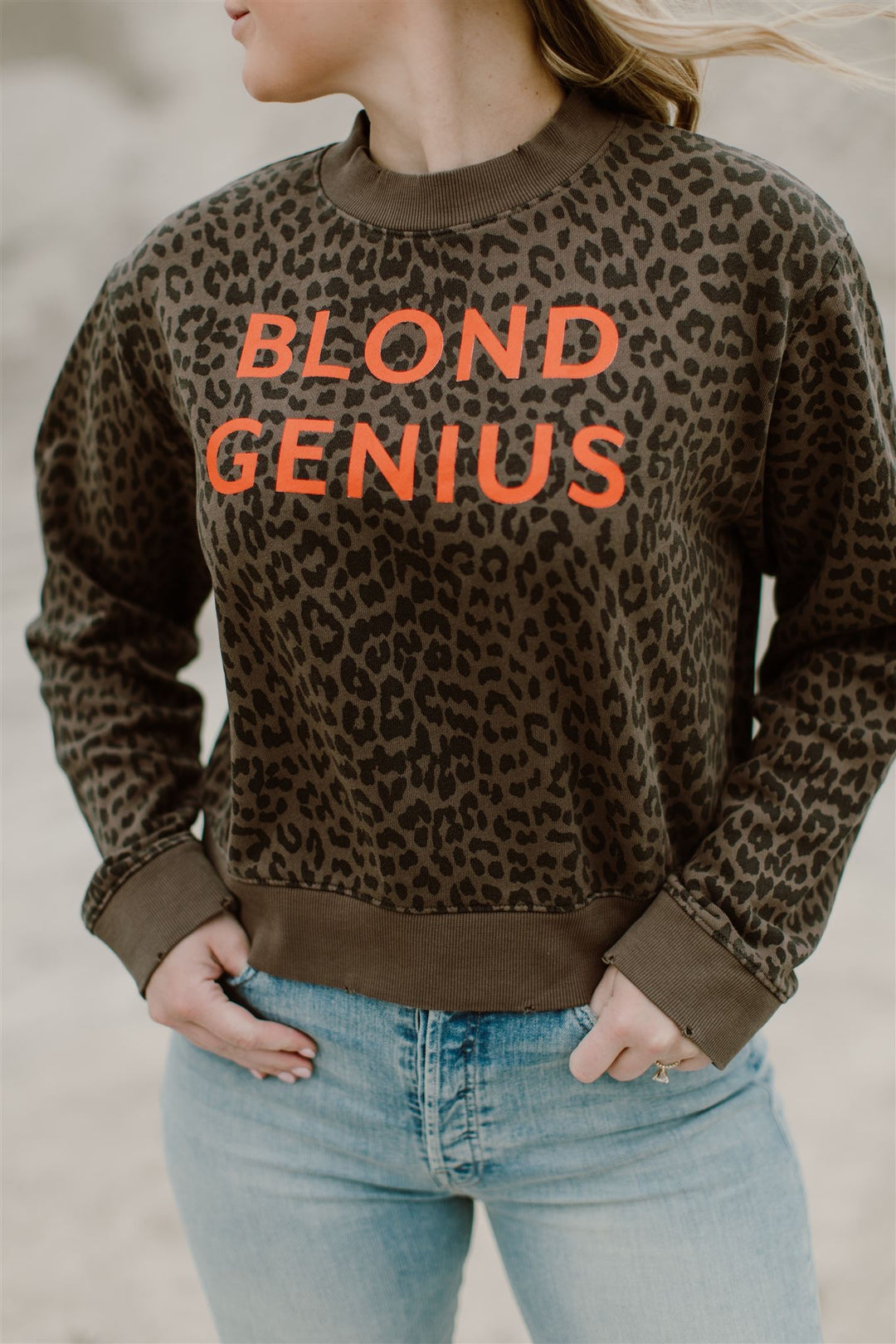 Blond Genius - Leopard 'Blond Genius' Sweatshirt