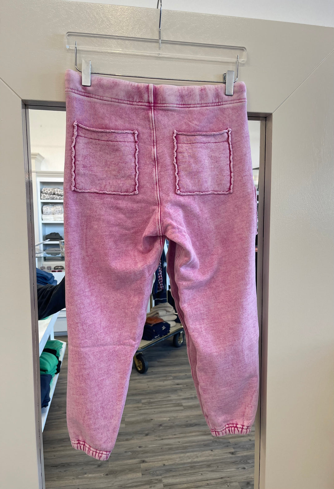 Frank & Eileen - Patch Pocket Jogger in Mineral Pink