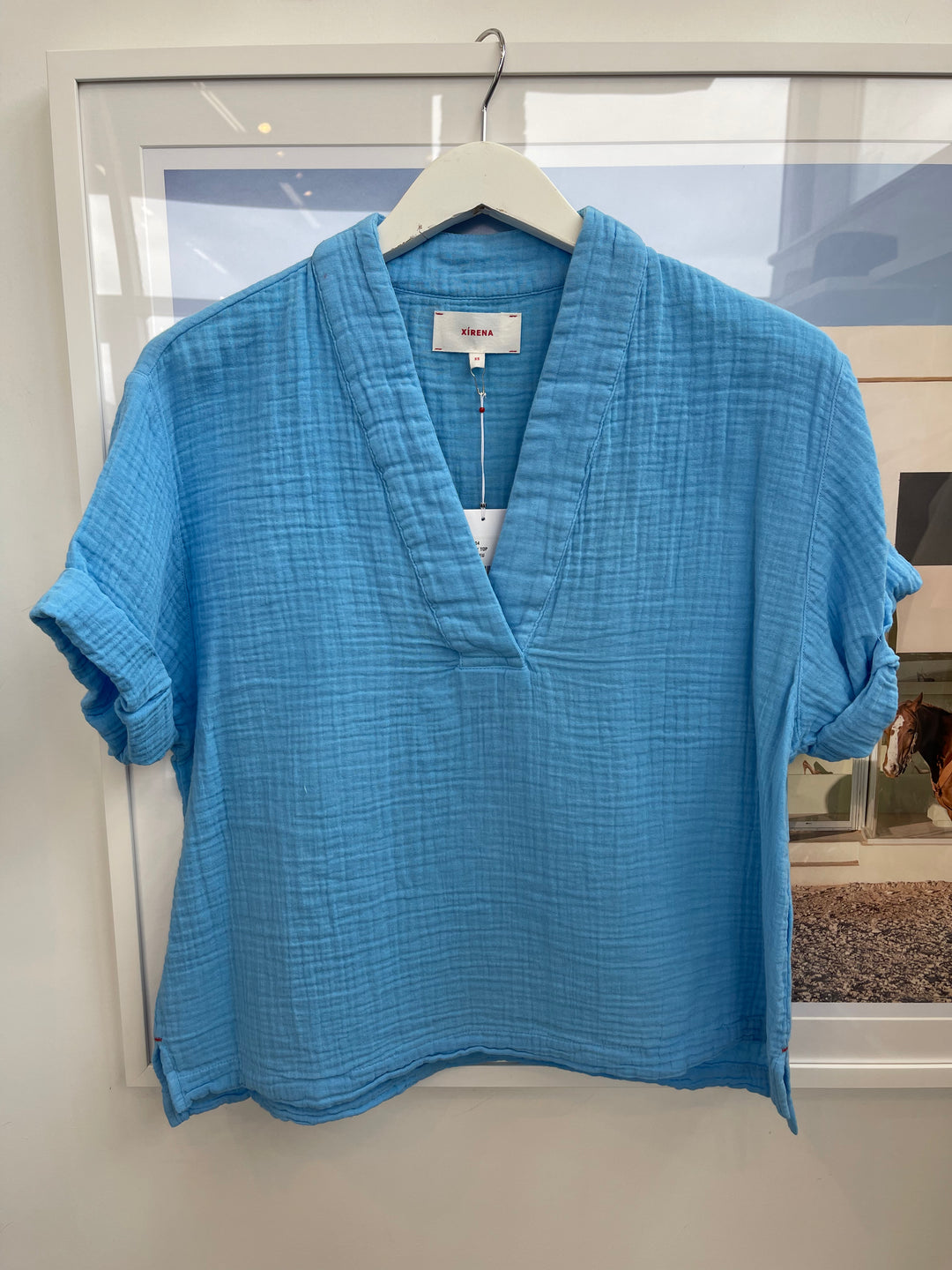 Xirena - Avery Top in Fiji Bleu
