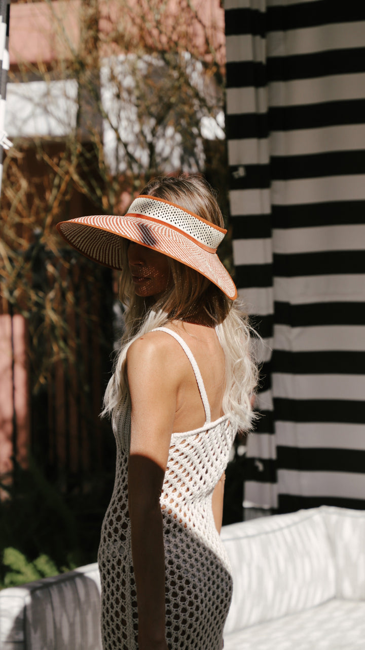 Freya - Magnolia Visor in Rust