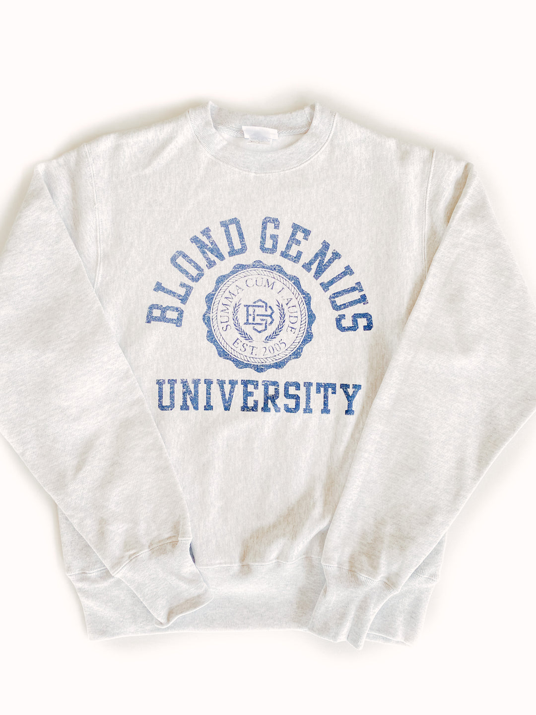 Blond Genius - Blond Genius University Sweatshirt in Gray