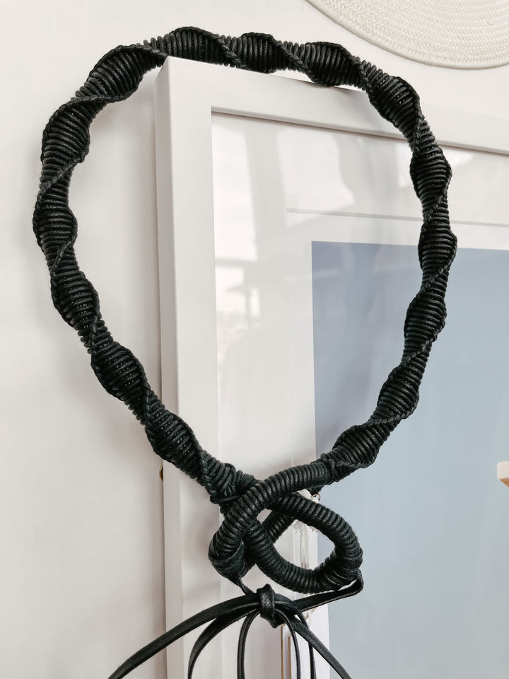 Ulla Johnson - Macrame Belt in Noir