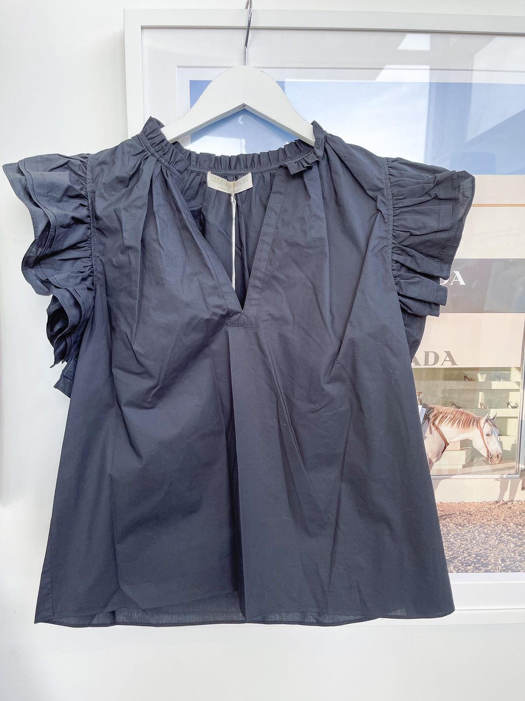 Ulla Johnson - Elena Top in Noir