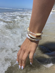 Mac and Ry - South Beach Bracelet in White Marble