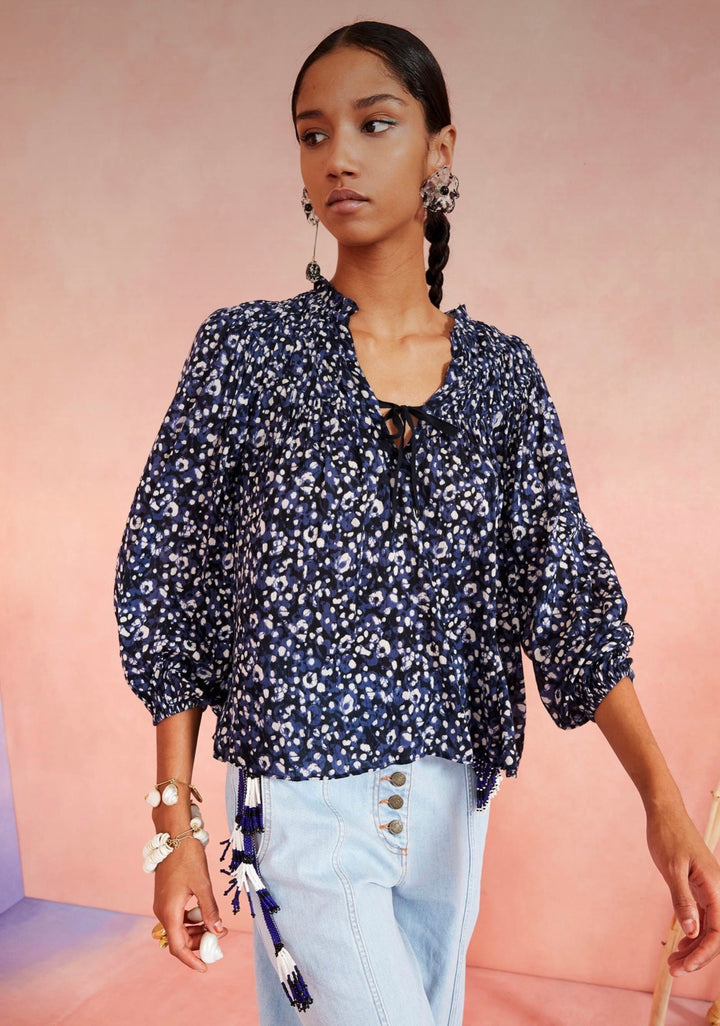 Ulla Johnson - Jamila Blouse in Indigo Default