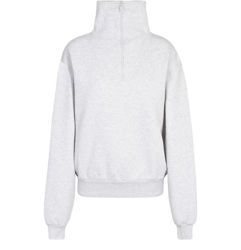 Anine Bing - Jalen Sweatshirt in Heather Grey