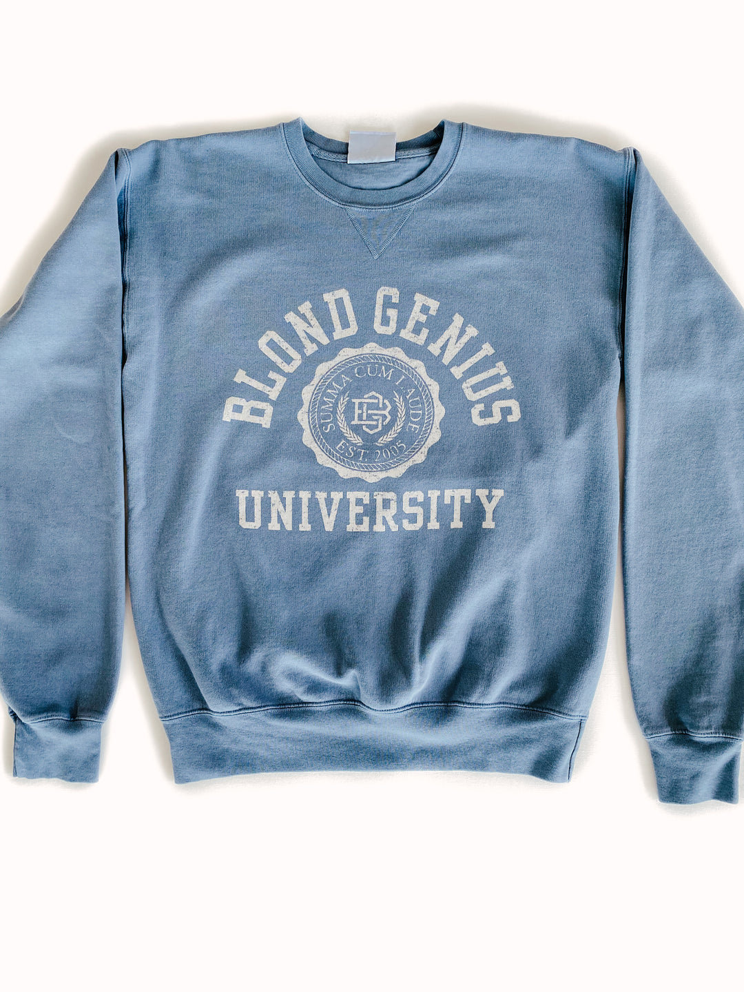 Blond Genius - Blond Genius University Sweatshirt in Blue
