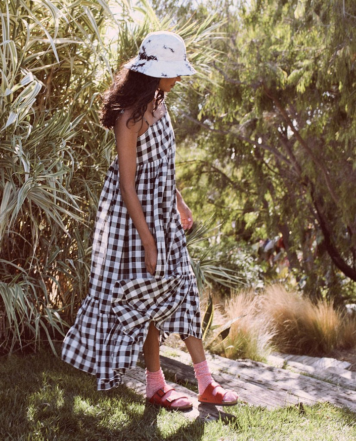 The Great - The Dainty Dress in Black & Cream Gingham