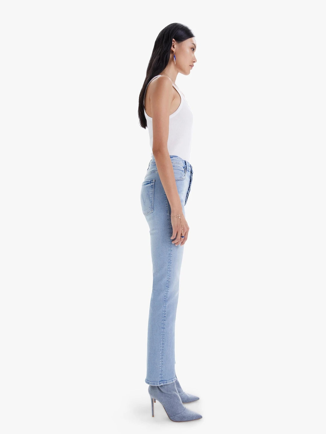 Mother Denim - High Waisted Hiker Hover Jean in Innerspace