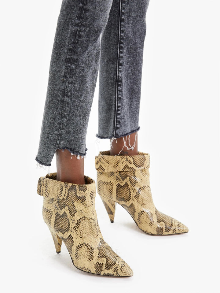 Mother Denim - The Insider Crop Step Fray in Train Stops