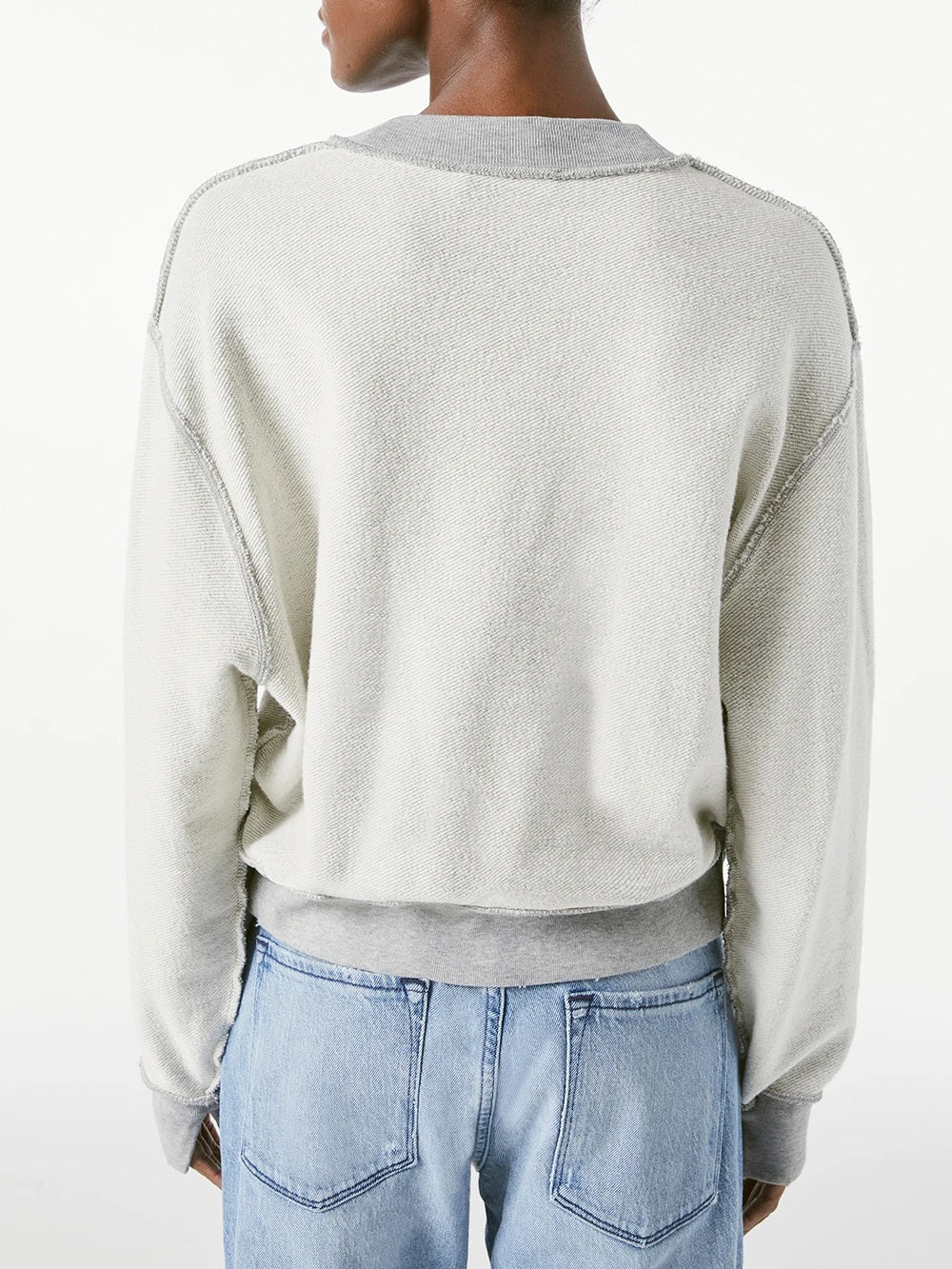 Frame - Inverse Easy Sweatshirt in Gris Heather