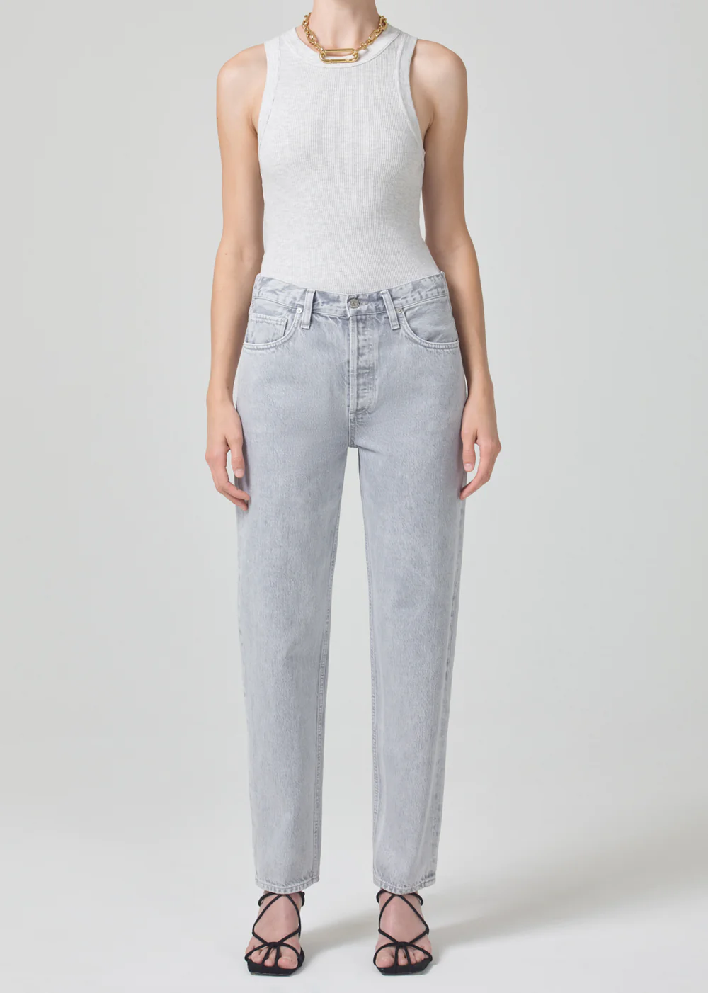 Citizens of Humanity - Isabel Rib Tank in Heather Grey Tops