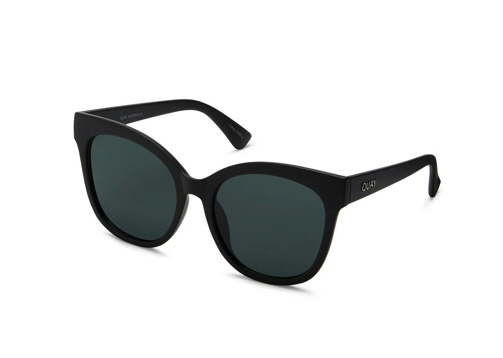 Quay Sunglasses - It's My Way in Black/Smoke Lens