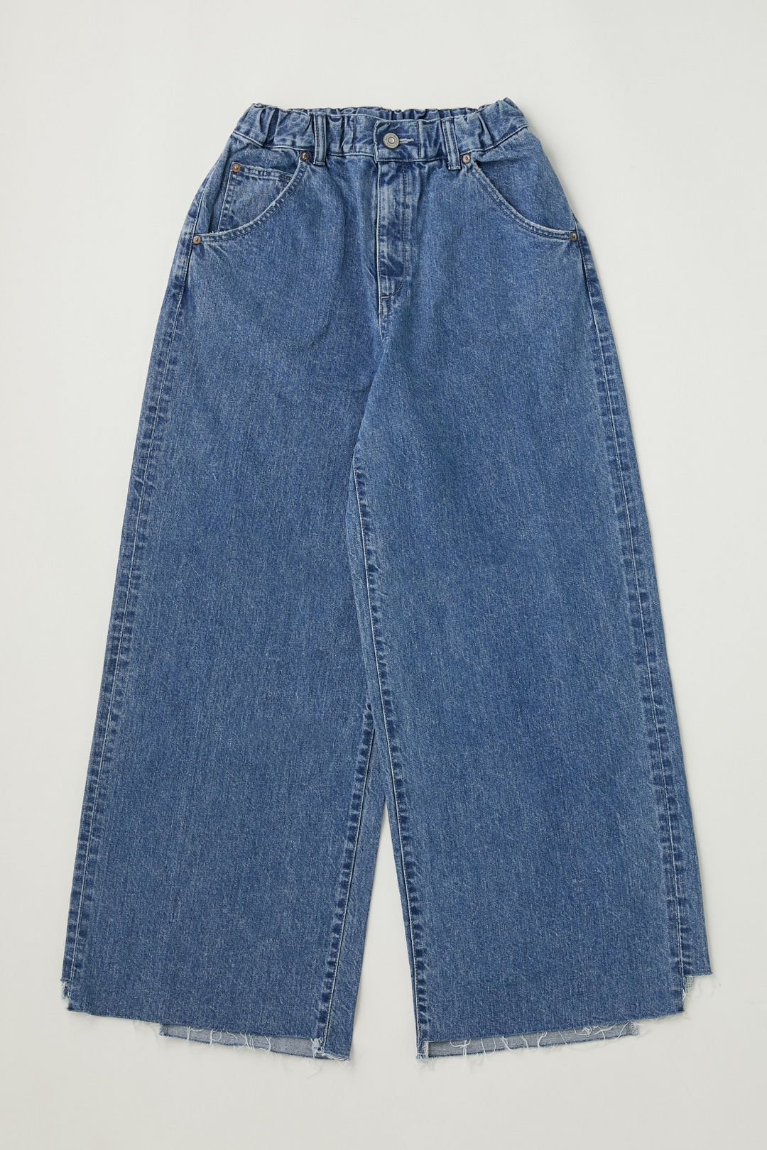 Moussy - MV Ivy Relax Wide Leg Pants in Blue