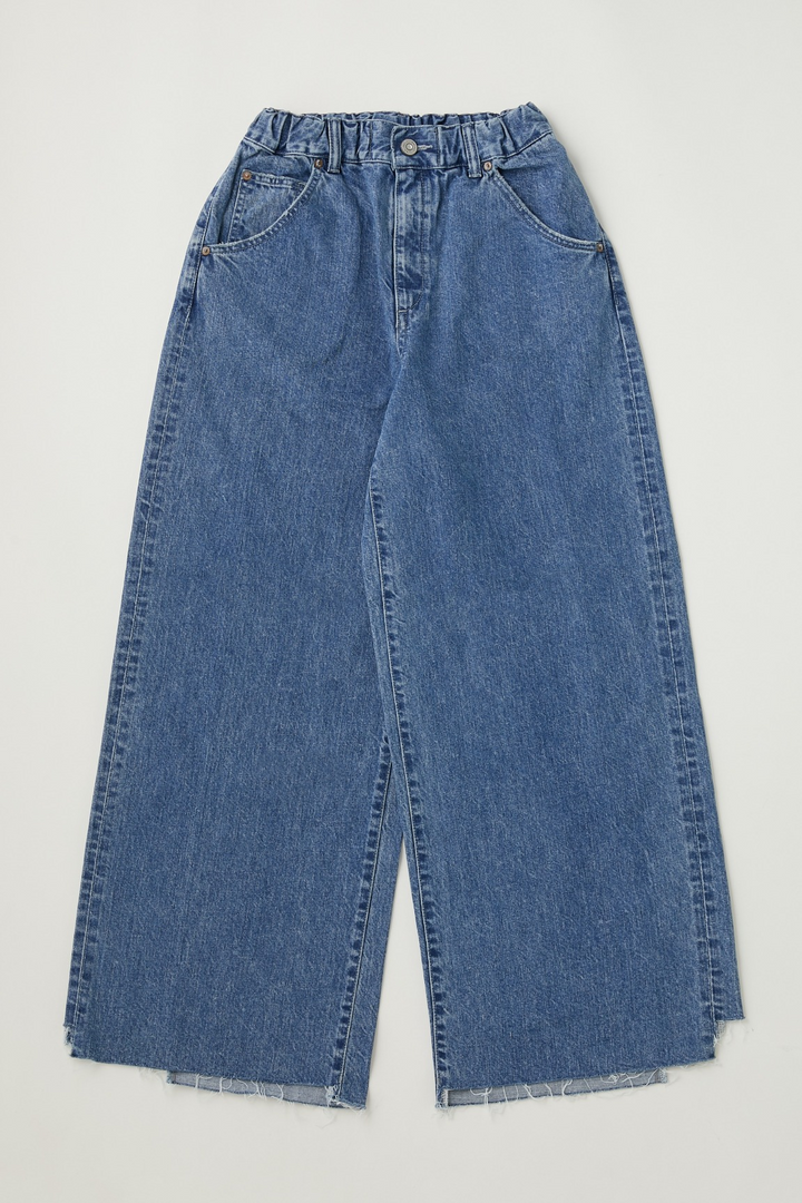 Moussy - MV Ivy Relax Wide Leg Pants in Blue