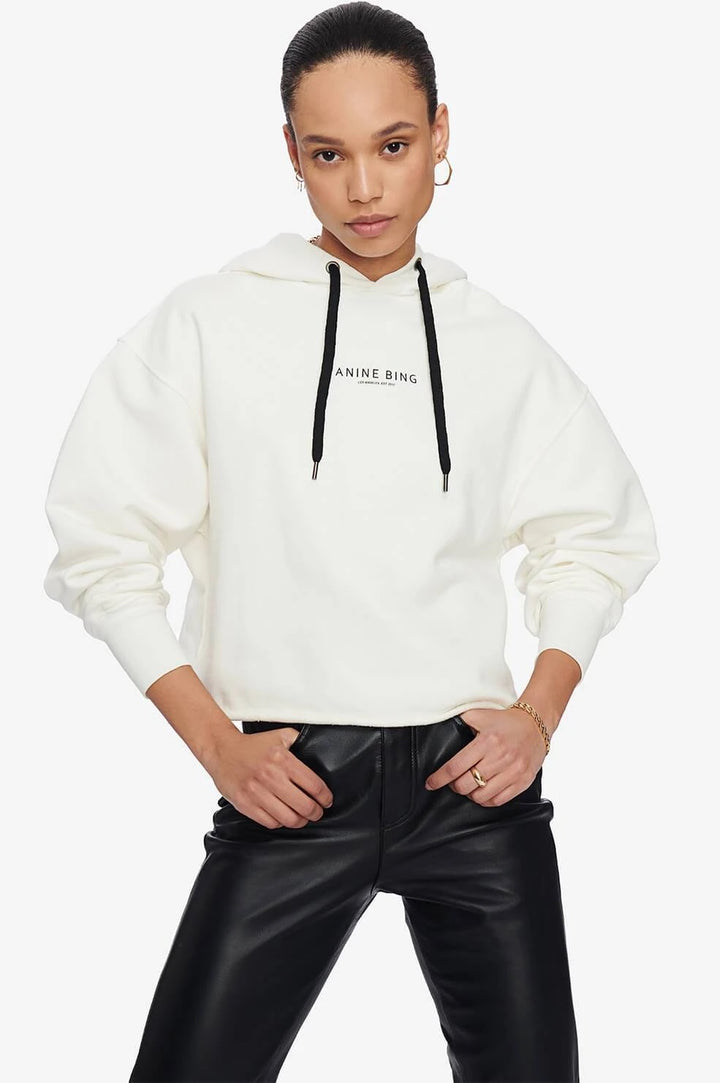 Anine Bing - Jamie Hoodie in White