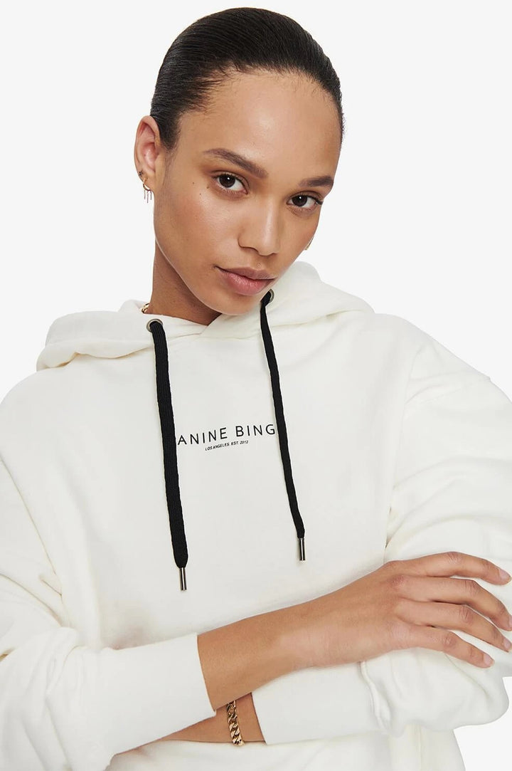 Anine Bing - Jamie Hoodie in White