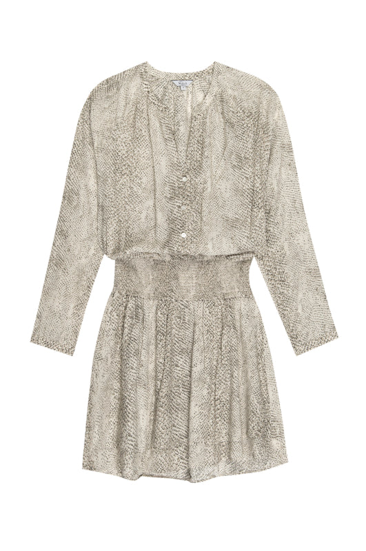 Rails - Jasmine Dress in Cream Snakeskin