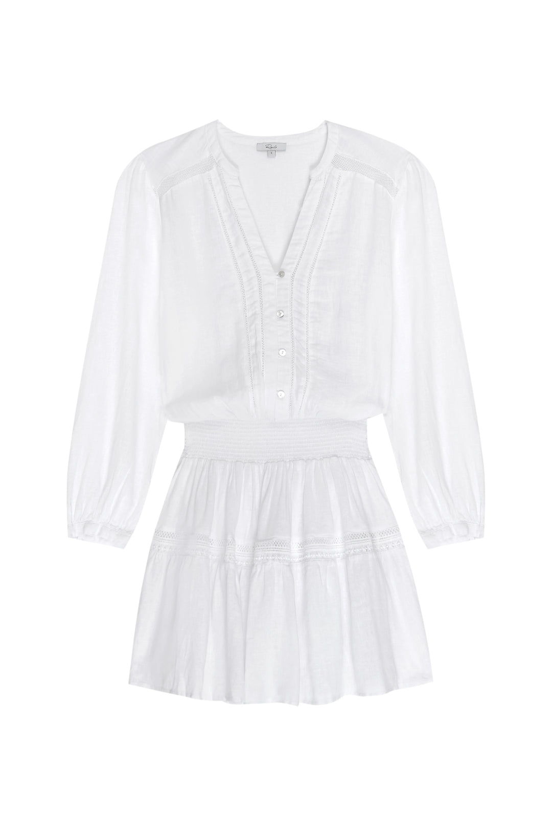 Rails - Jasmine Dress in White Lace Detail