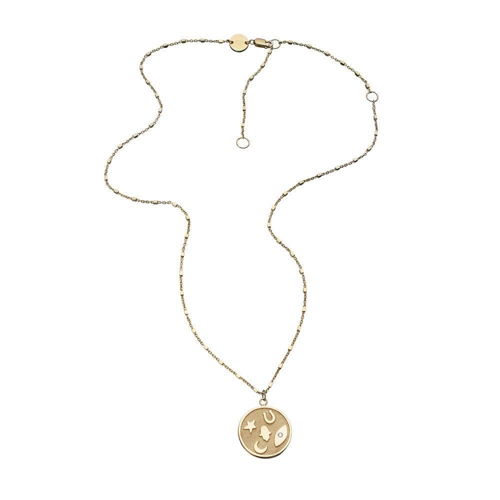 Jennifer Zeuner - Rasha Necklace in Gold Vermeil