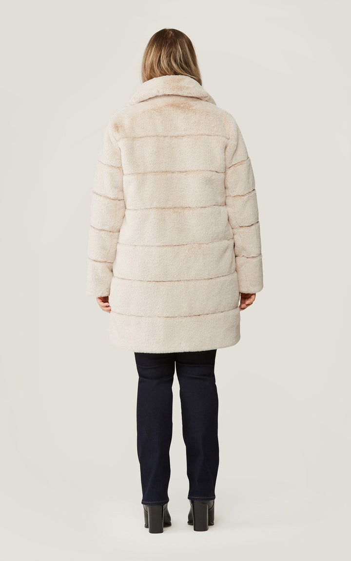 Soia & Kyo - Joan Faux Fur Coat in Sandstone