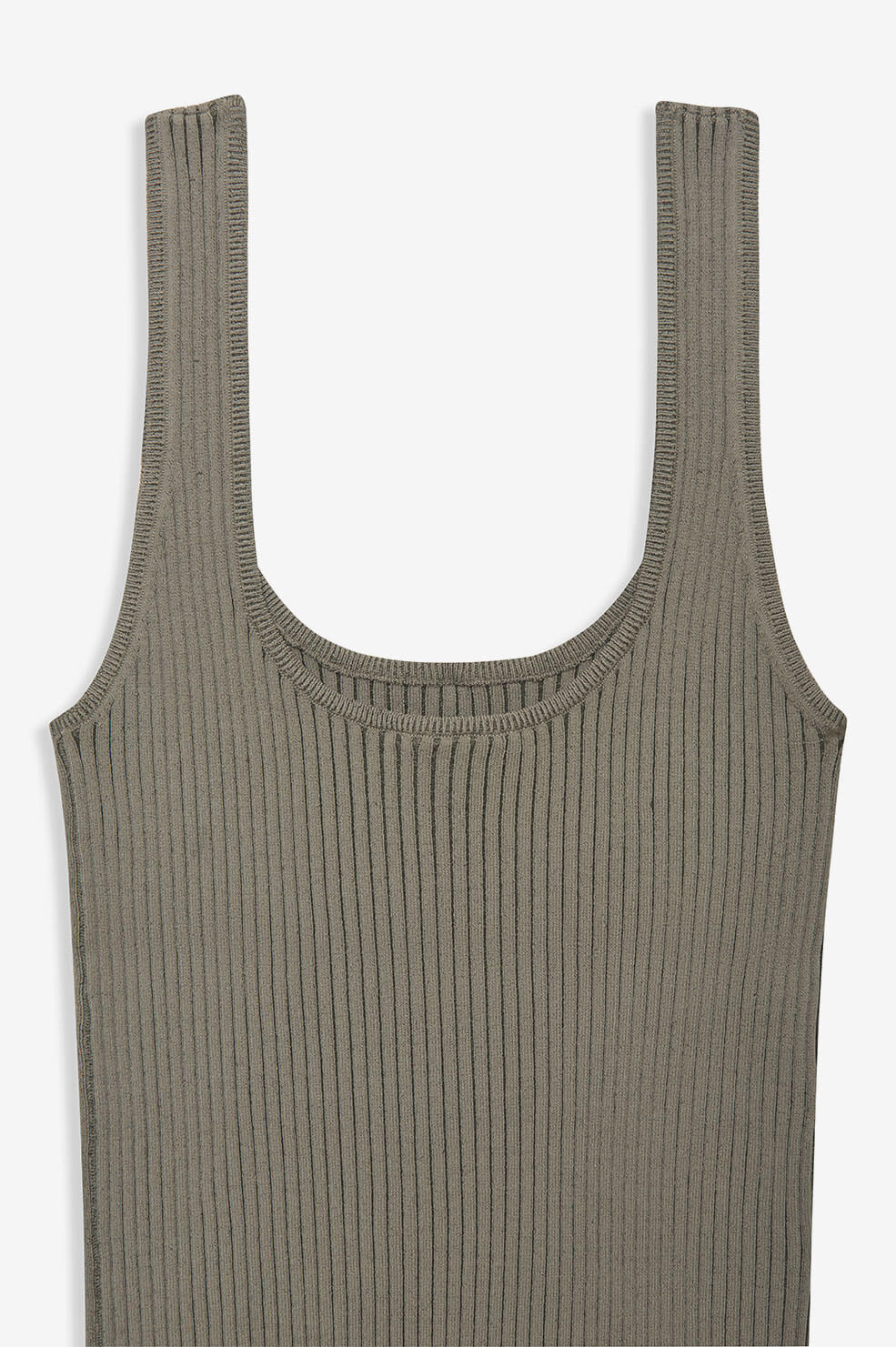 Anine Bing - Josie Tank in Green Khaki and Olive