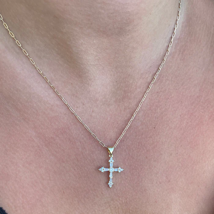 Joy Dravecky - Princess Cross Necklace