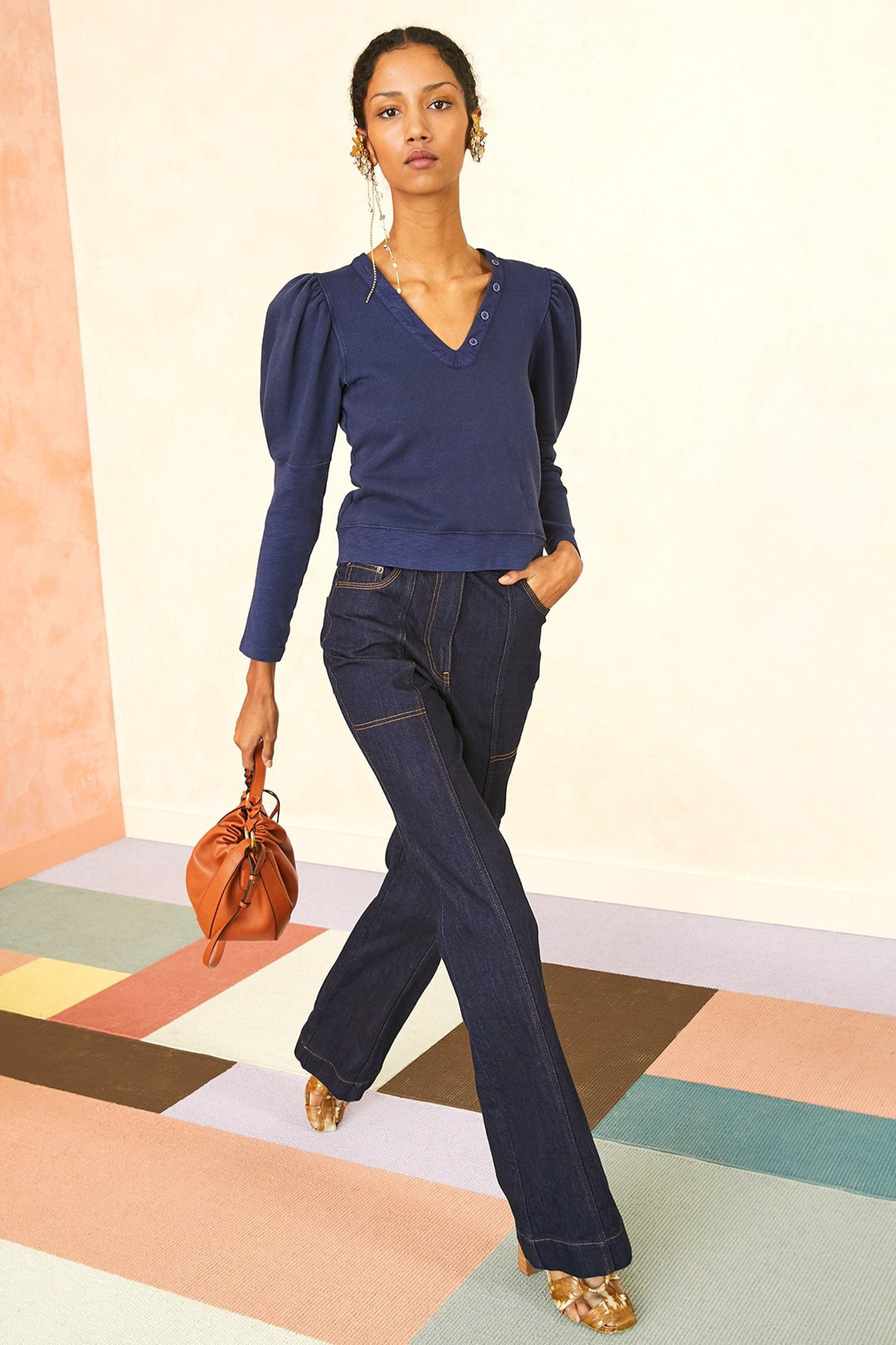 Ulla Johnson - Jude Pullover in Blue Iris