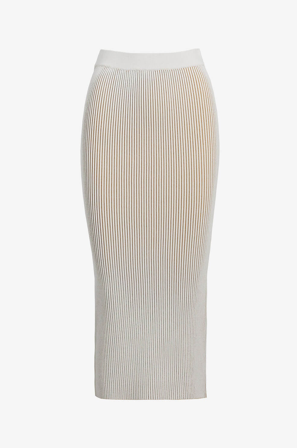 Anine Bing - Julian Skirt in Ivory and Camel