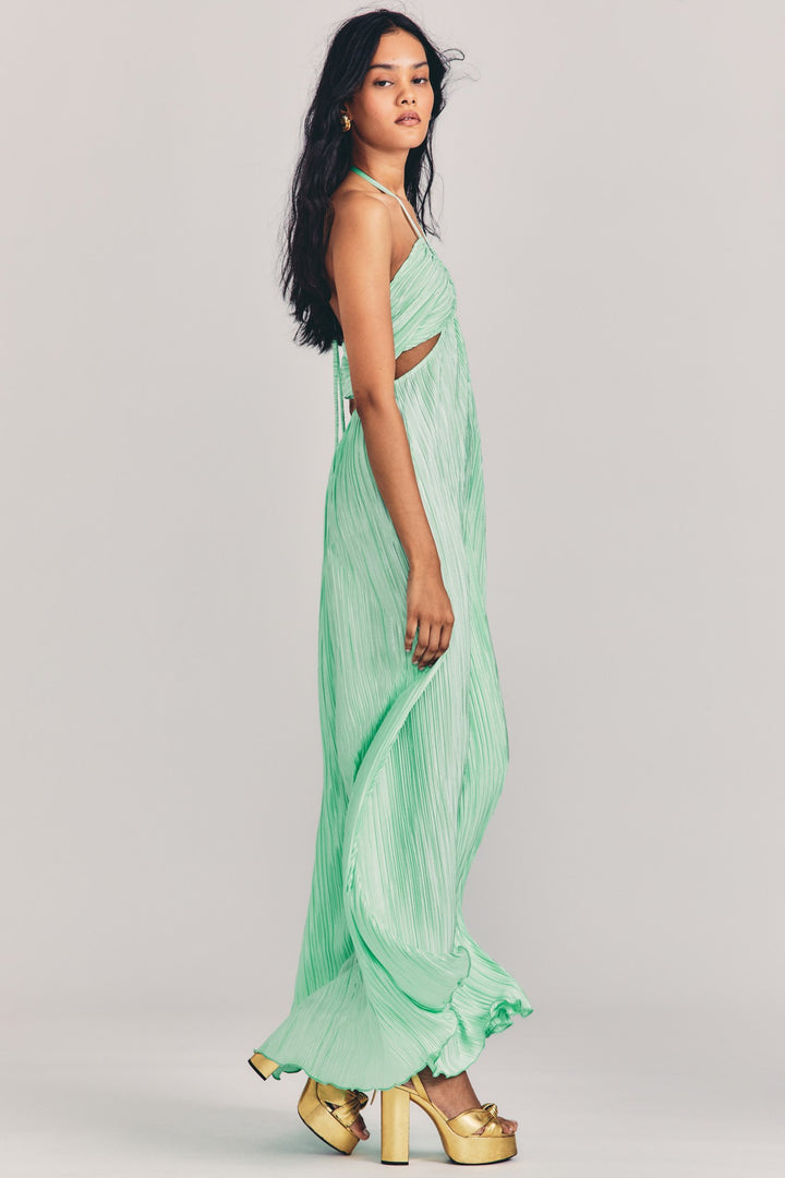 Love Shack Fancy - Julissa Halter Dress in Light Emerald
