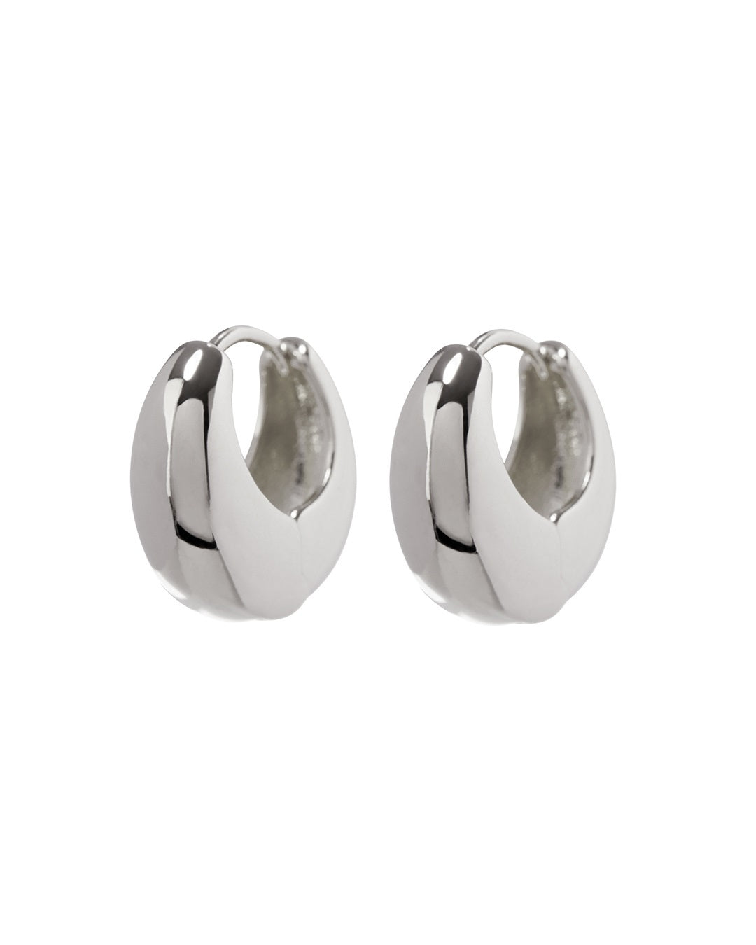 LUV AJ - Jupiter Huggies (15mm) in Silver