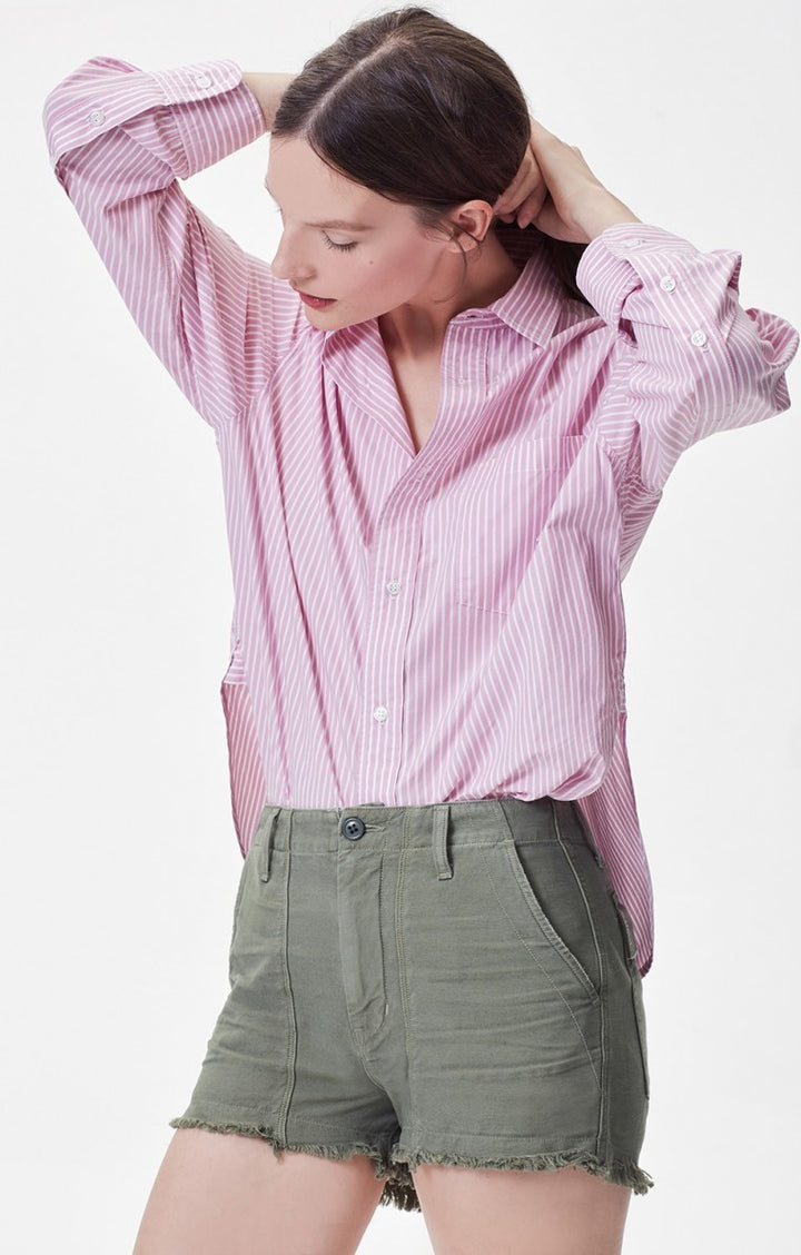 Citizens of Humanity - Kayla Shirt in Pink Stripe