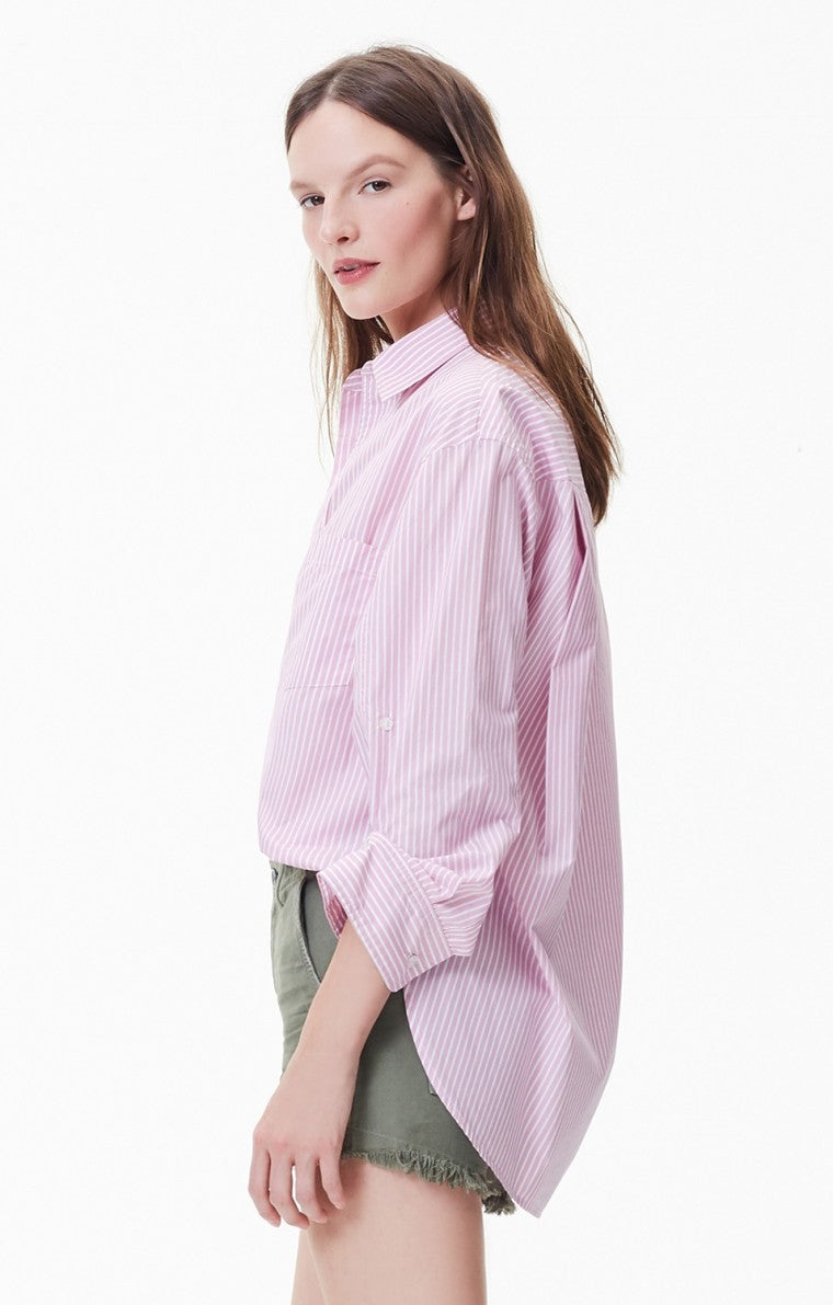 Citizens of Humanity - Kayla Shirt in Pink Stripe