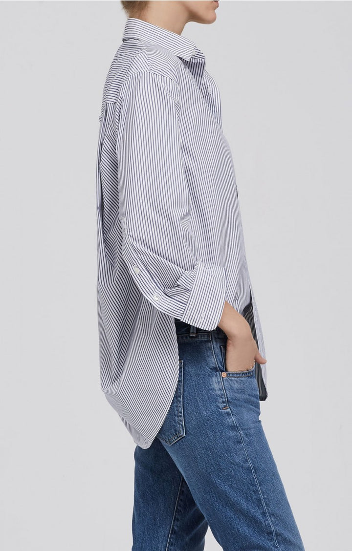 Citizens of Humanity - Kayla Shirt in Blue Stripe