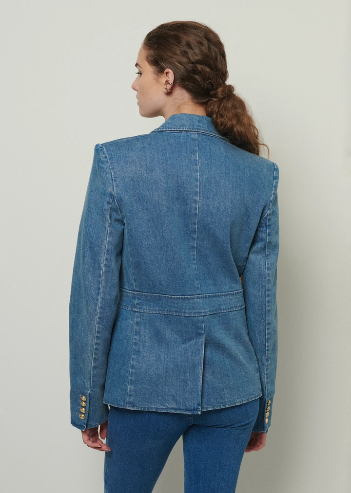 Derek Lam 10 Crosby - Keith Utility Jacket in Medium Dark Wash